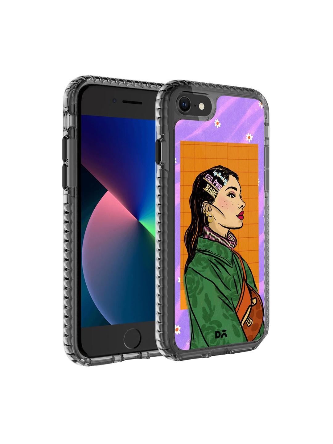 

DailyObjects Green & Brown Girl Power Babe Stride 2.0 Case Cover, Multi