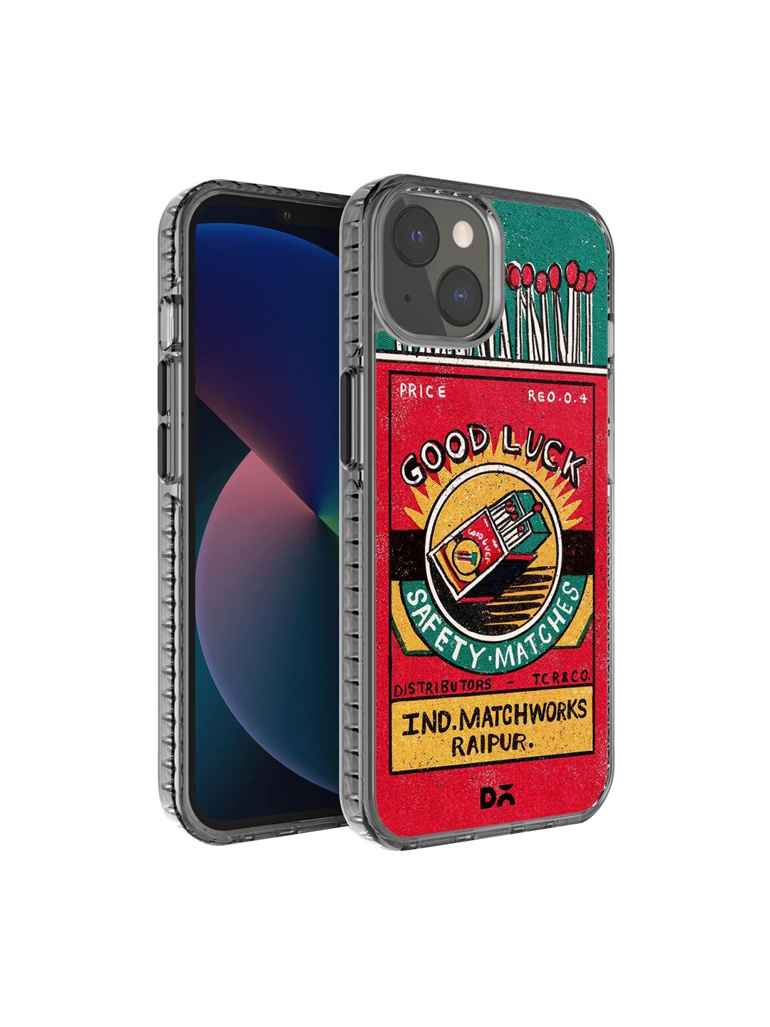 

DailyObjects Black & Red Printed Quirky Sustainable Apple iPhone 8 Mobile Back Cover