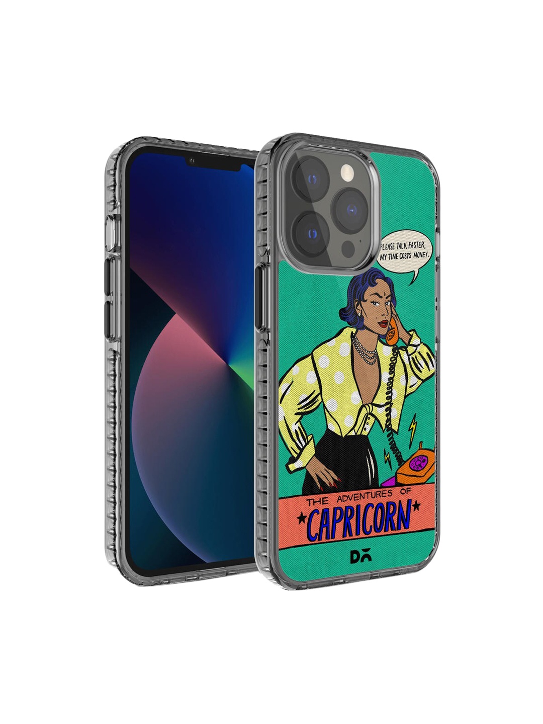 DailyObjects Green Capricorn Printed Stride 2.0 iPhone 13 Pro Max Max Back Case