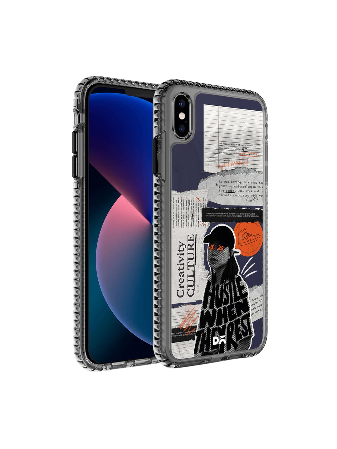 

DailyObjects White Hustle When They Rest Printed Stride 2.0 iPhone XS Case Cover