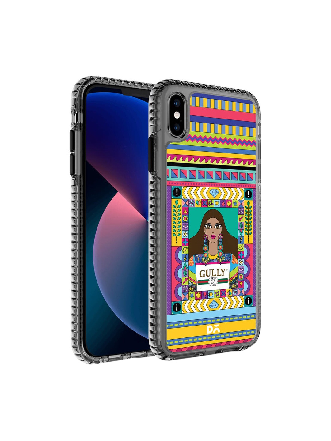 

DailyObjects Purple & Yellow Printed Gully Gal iPhone XS Max Phone Case
