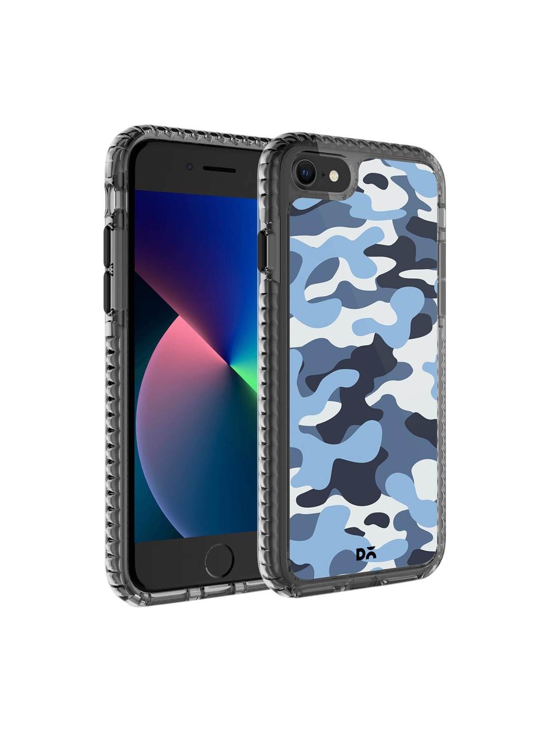 

DailyObjects Blue & White Printed Camouflage Aquatic iPhone 7 Phone Case