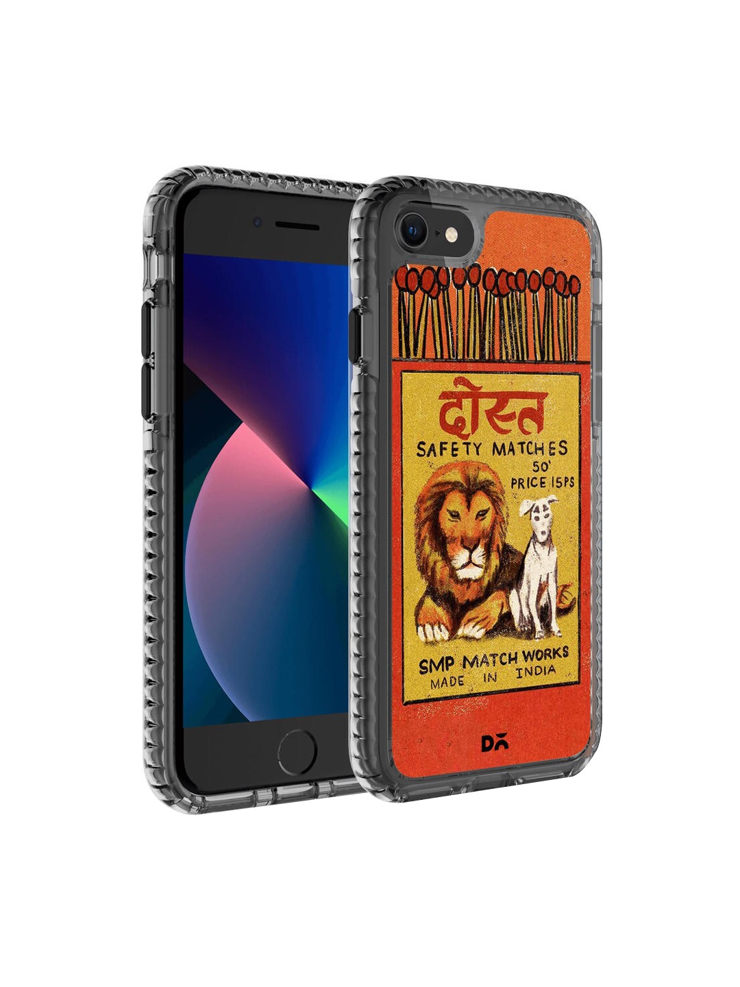 

DailyObjects Orange & Yellow Dost Matchbox Stride 2.0 Printed Back Case