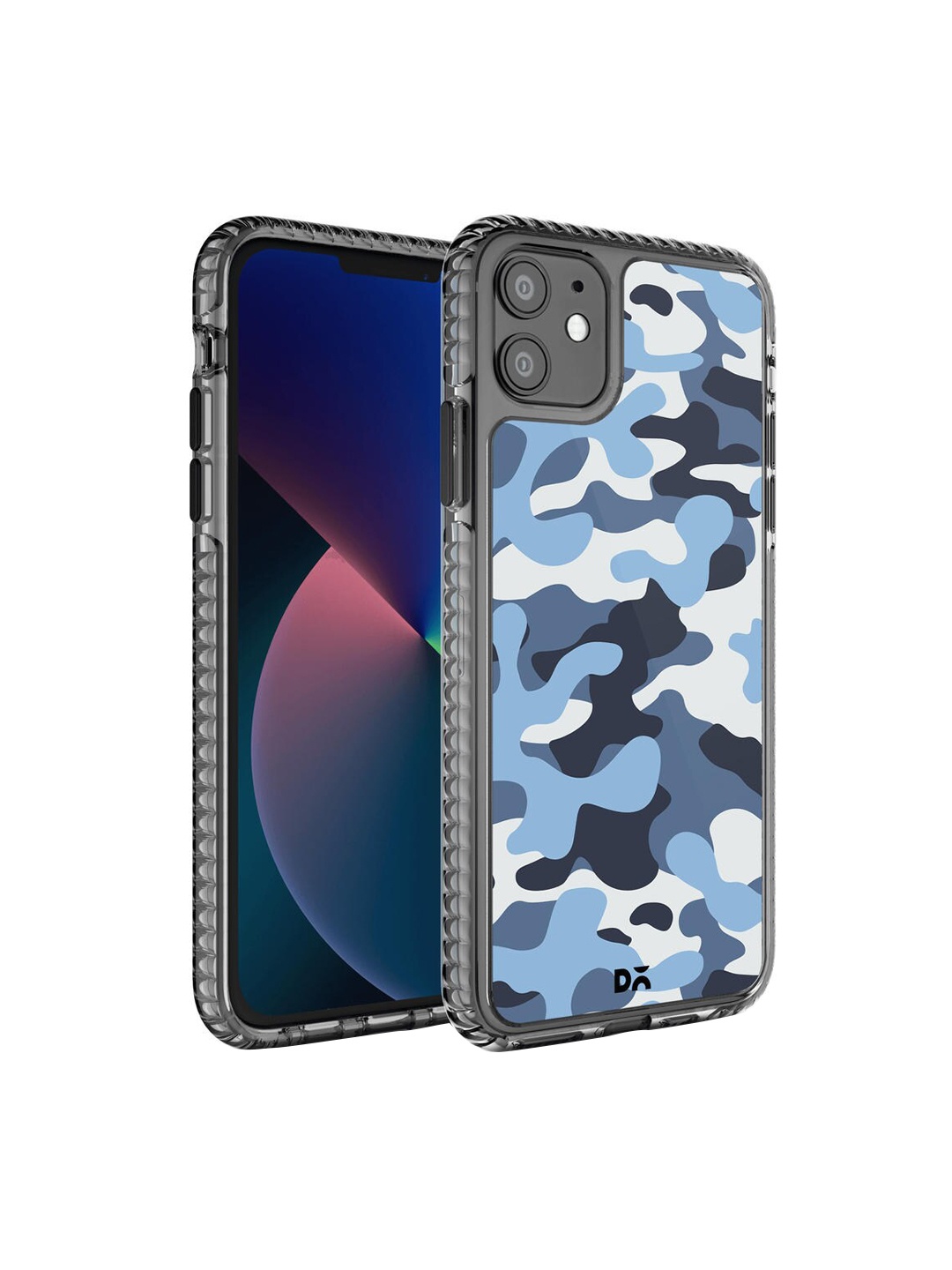 

DailyObjects Blue & White Printed Camouflage Aquatic iPhone 11 Phone Case, Multi