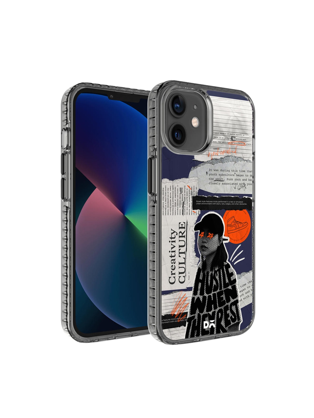 

DailyObjects Blue & Grey Hustle When They Rest iPhone 12 Back Case