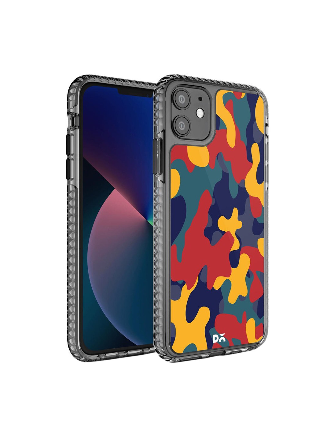 DailyObjects Blue & Yellow Printed iPhone 11 Phone Case