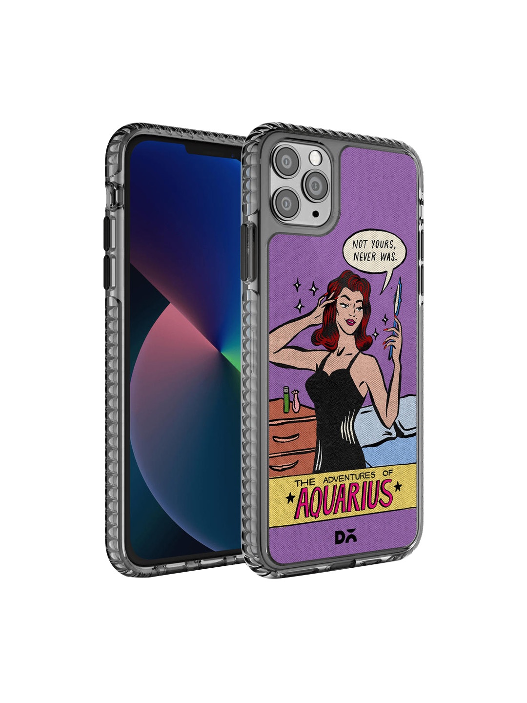 

DailyObjects Purple & Yellow Aquarius iPhone 11 Pro Back Case