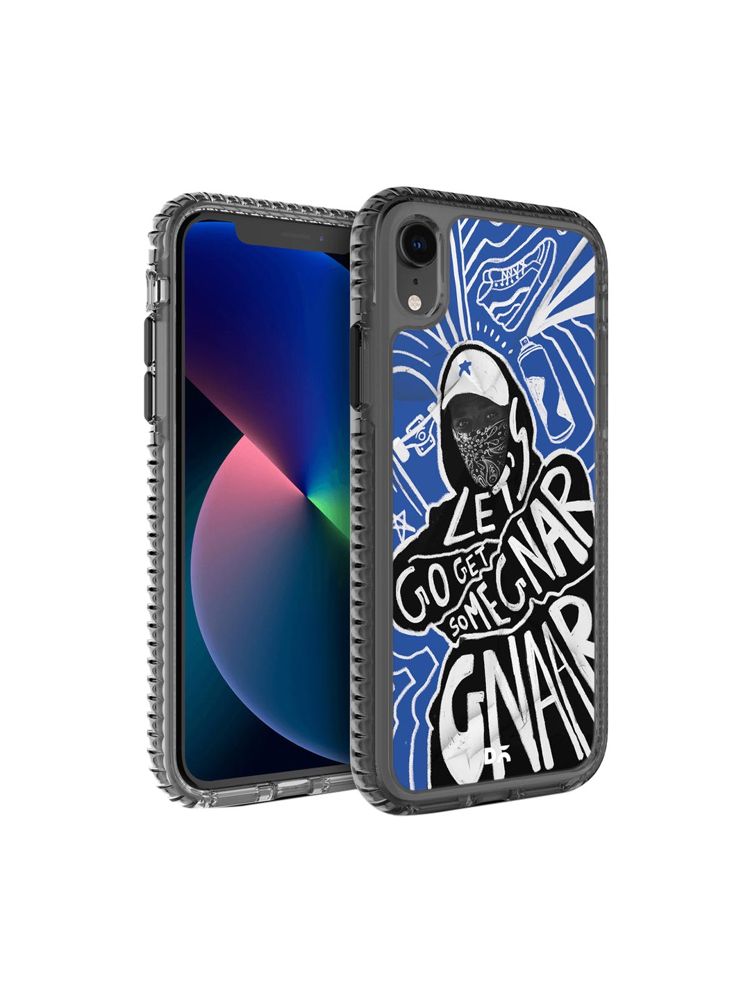 

DailyObjects Blue & White Gnarcotic iPhone XR Stride 2.0 Case Cover