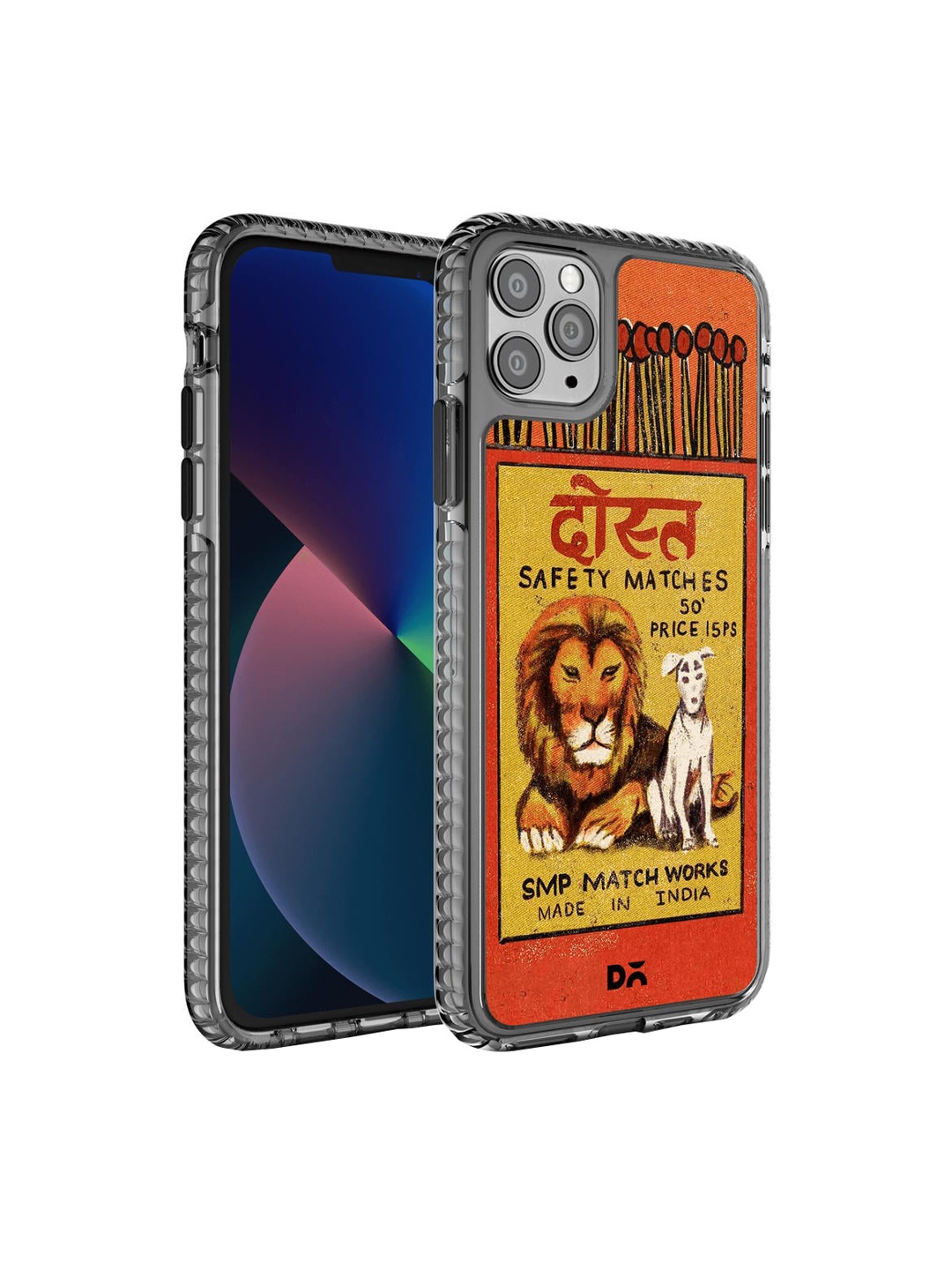 

DailyObjects Yellow & Orange Dost Matchbox iPhone 11 Pro Stride 2.0 Case Cover