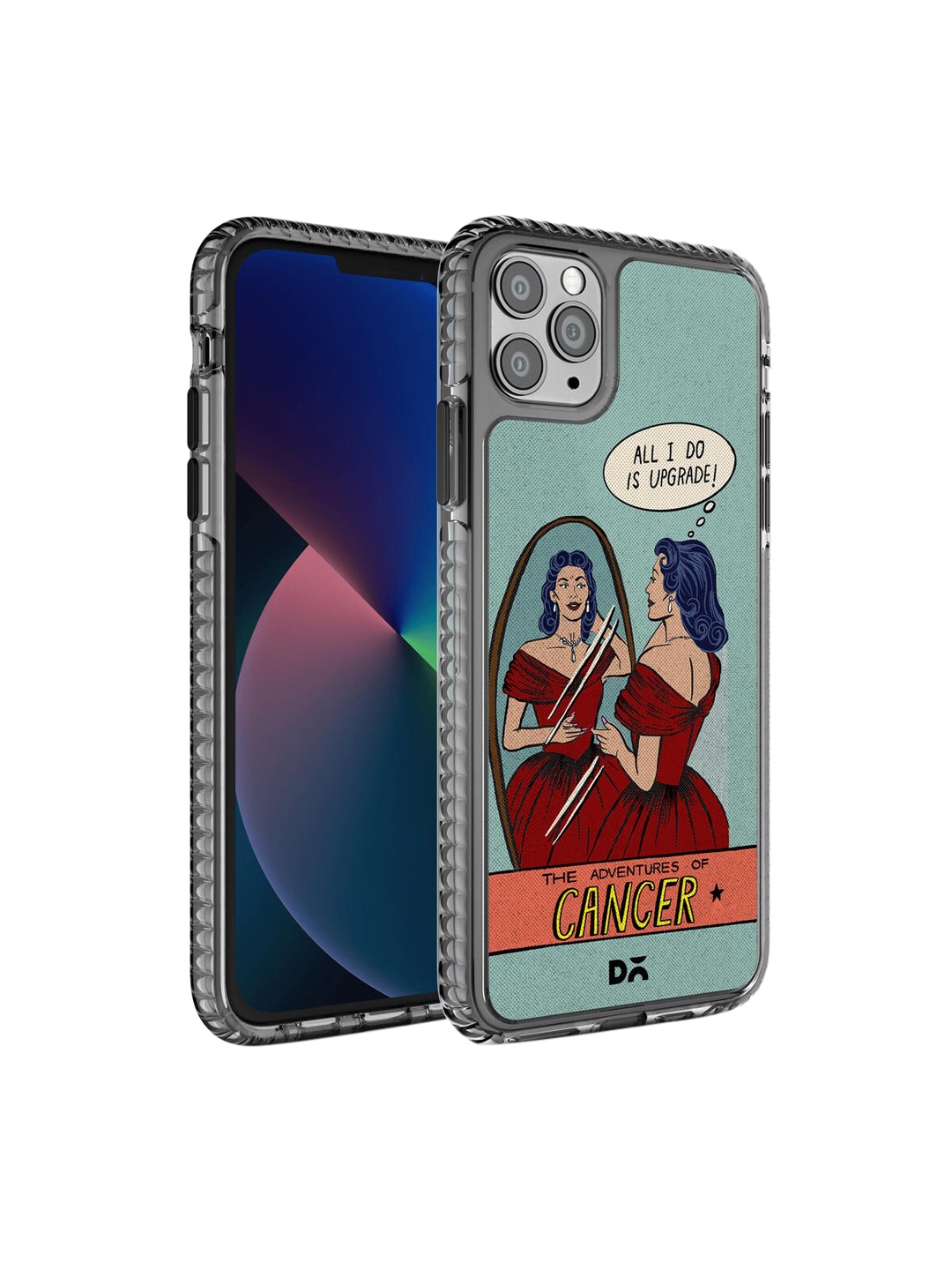 

DailyObjects Light Sea Green & Red Printed iPhone 11 Pro Max Phone Case