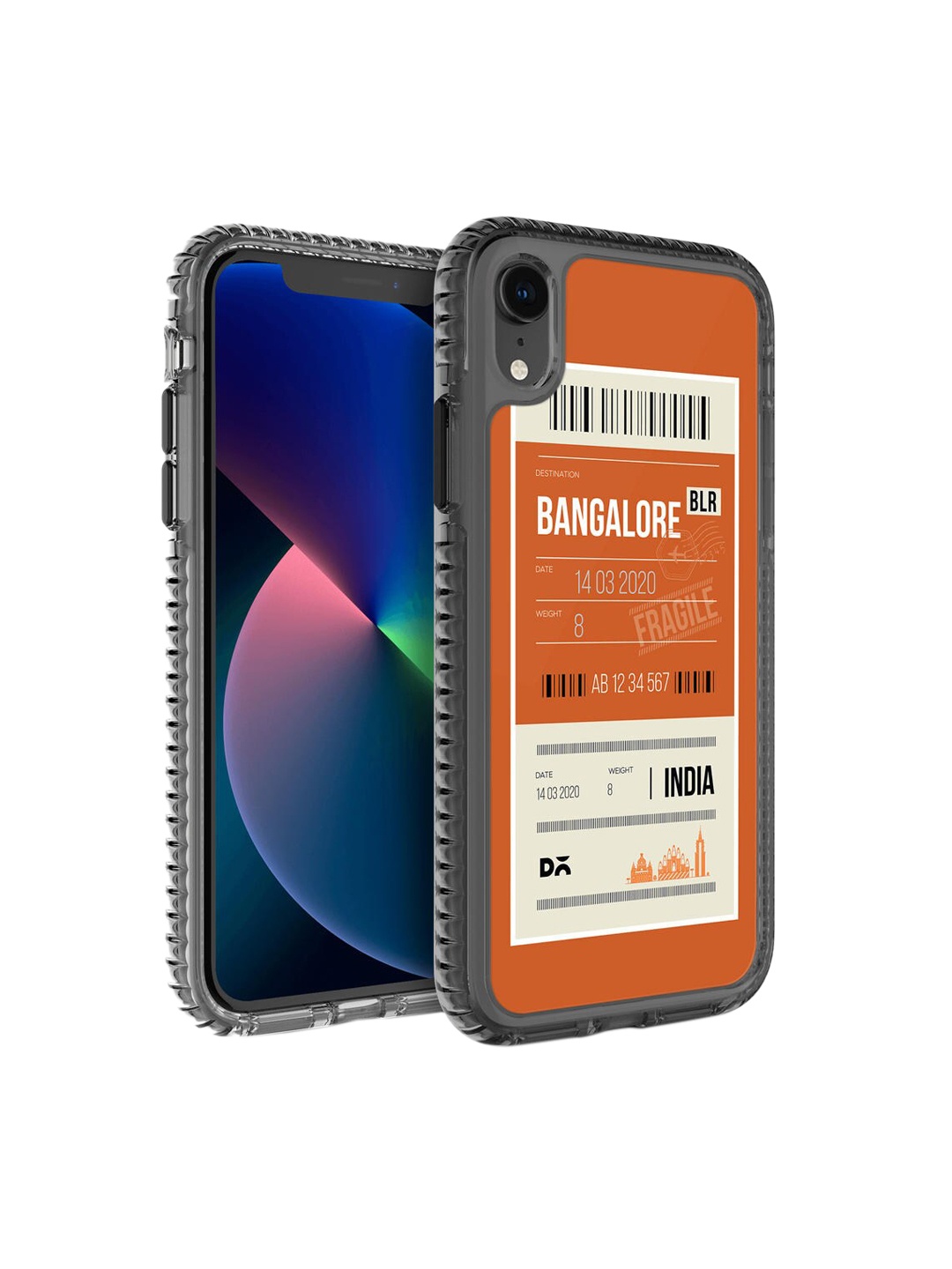 

DailyObjects Orange Printed iPhone XR Phone Case, Multi