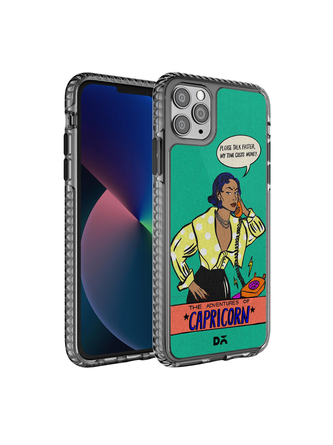 

DailyObjects Green & Yellow Printed iPhone 11 Pro Max Phone Case, Multi