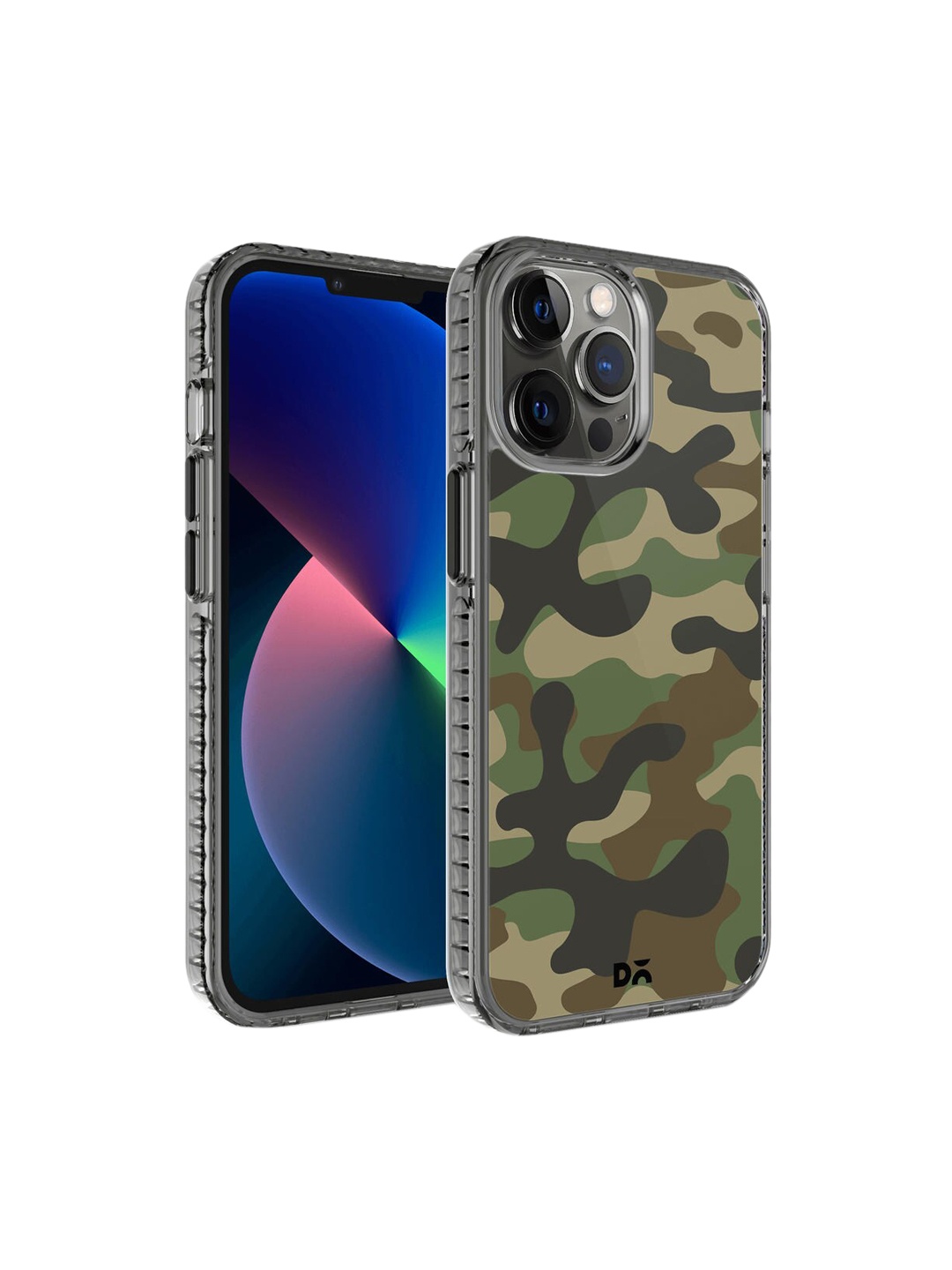 

DailyObjects Green Printed Camouflage iPhone 12 Pro Phone Case