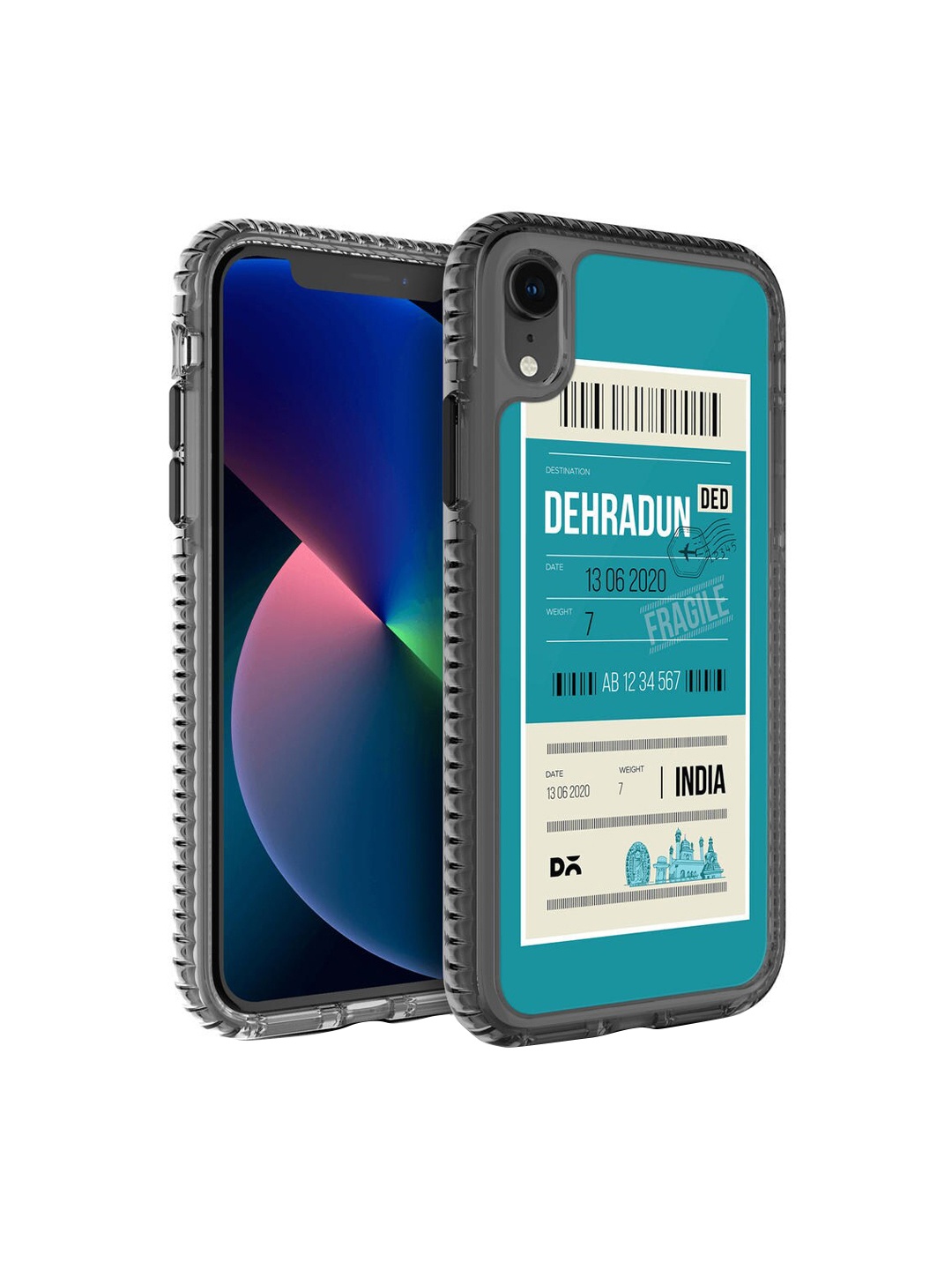 

DailyObjects Blue & White Printed Dehradun City Tag iPhone XR Phone Case