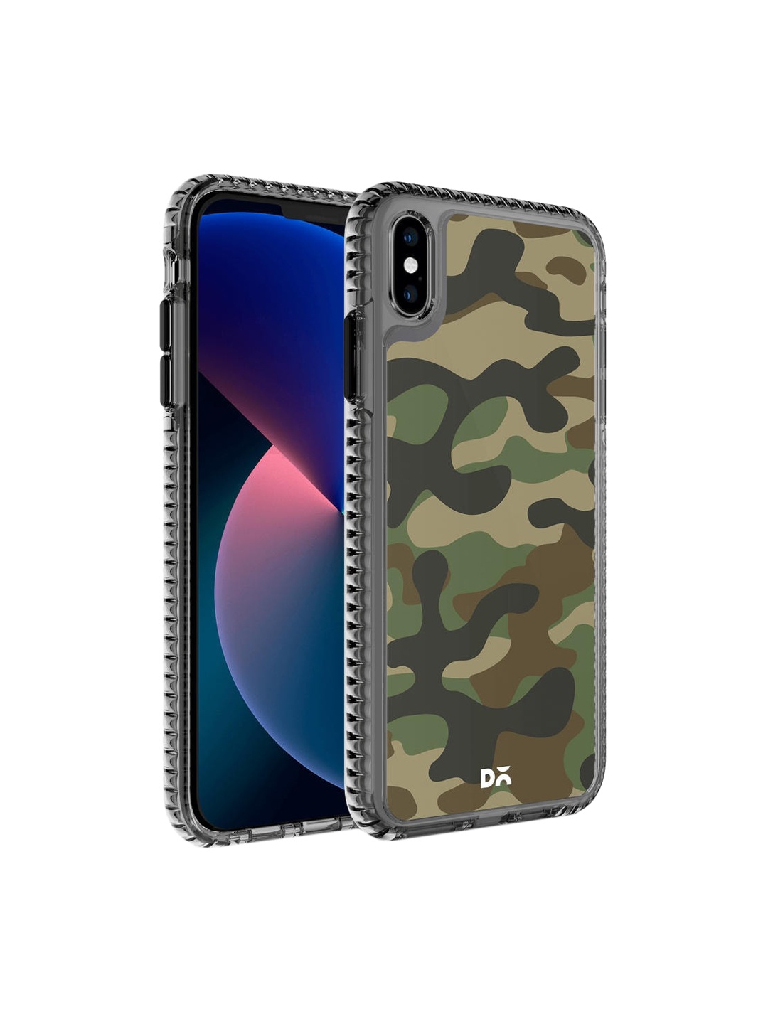 

DailyObjects Green & Brown Camouflage iPhone XS Back Case