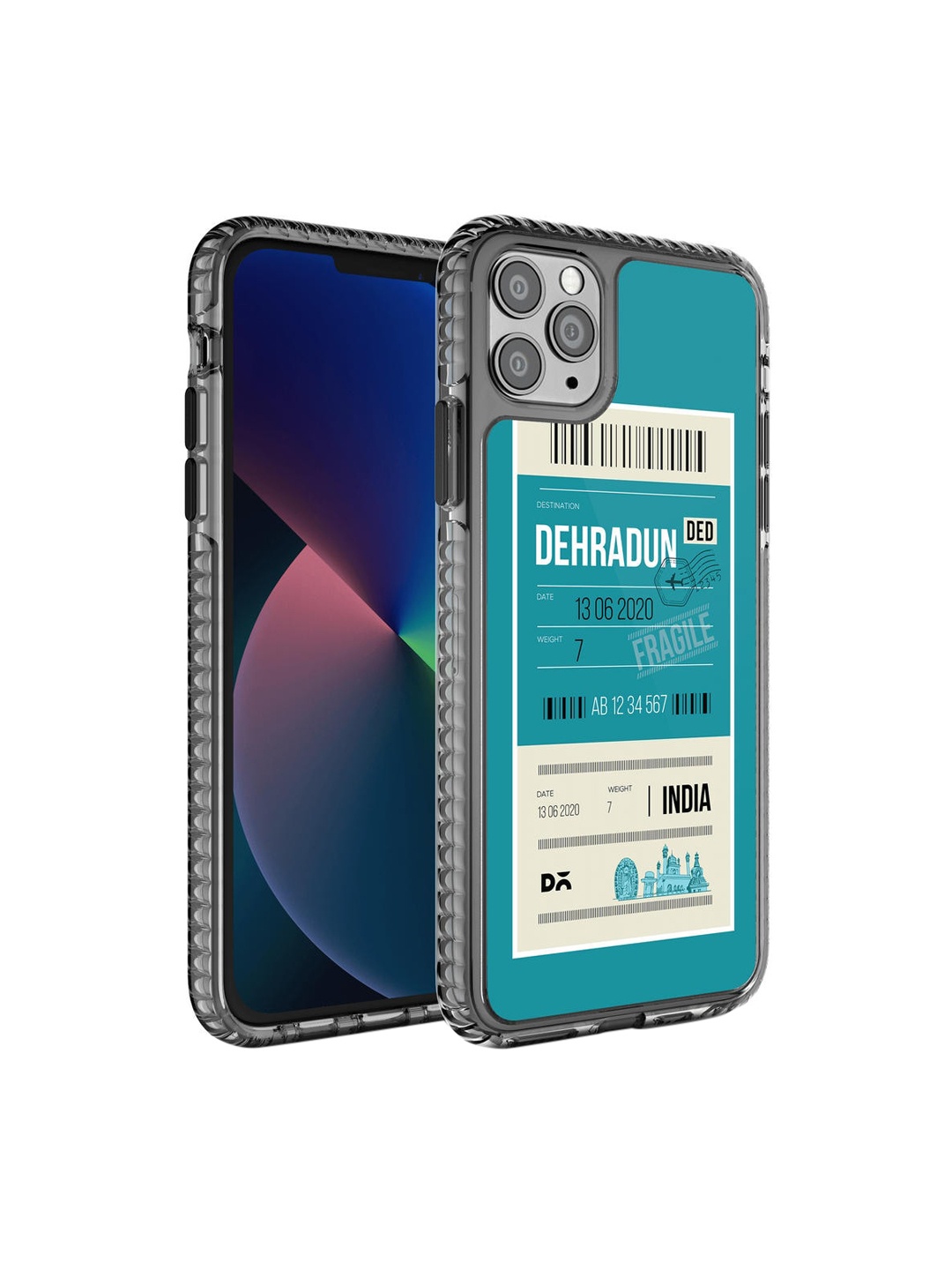 

DailyObjects Blue & White Dehradun City Tag Printed iPhone 11 Pro Phone Case