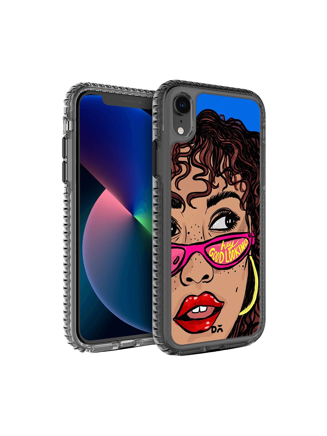 

DailyObjects Blue & Brown Hey Good Looking iPhone XR Back Case