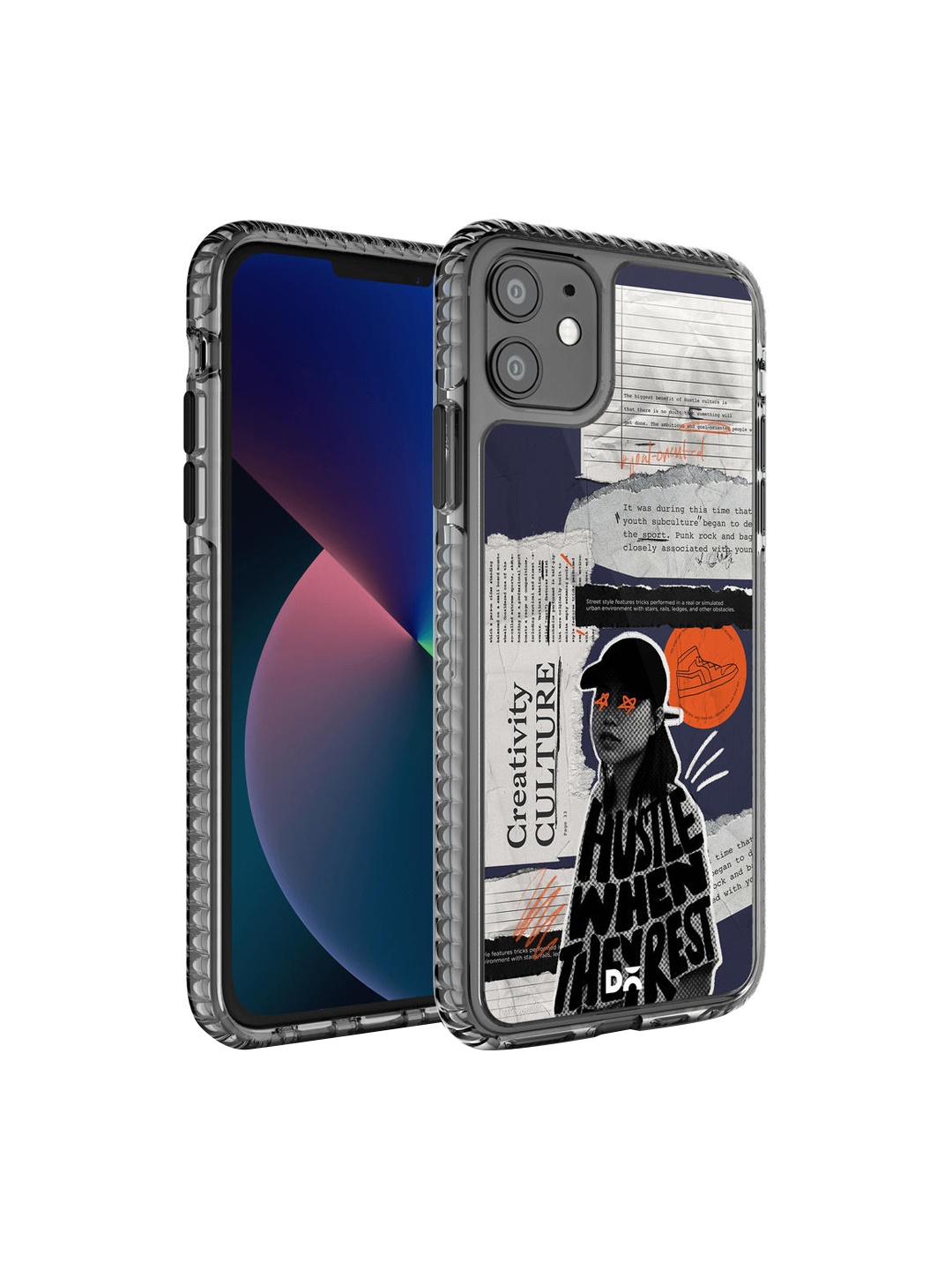 

DailyObjects Blue & Grey Hustle When They Rest iPhone 11 Back Case