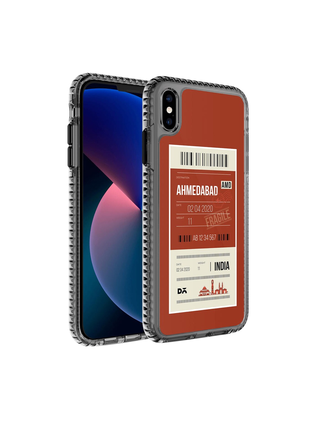 

DailyObjects White & Red Printed Ahmedabad City iPhone X Phone Case