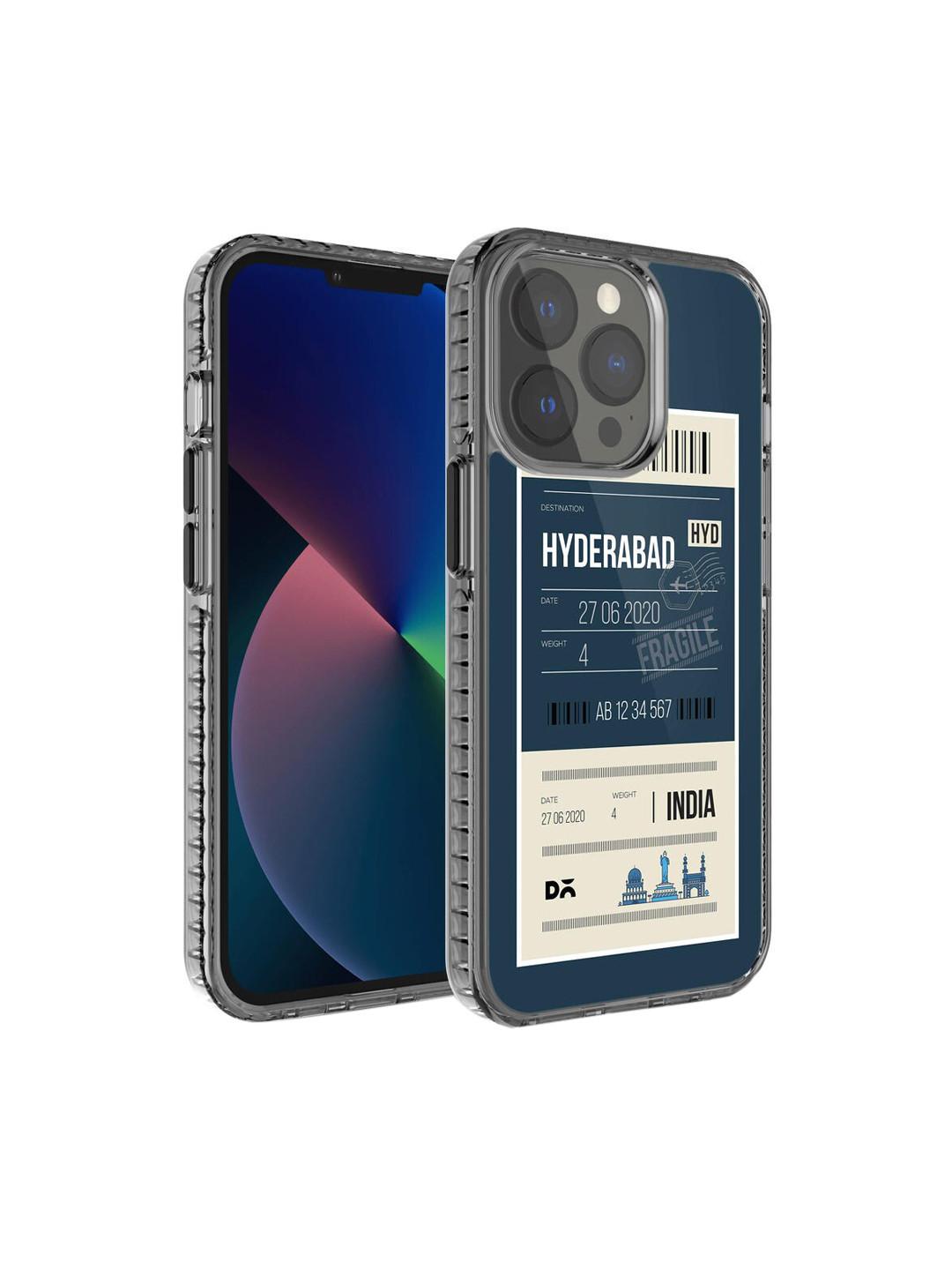 

DailyObjects Blue & White Hyderabad City iPhone 13 Pro Back Case