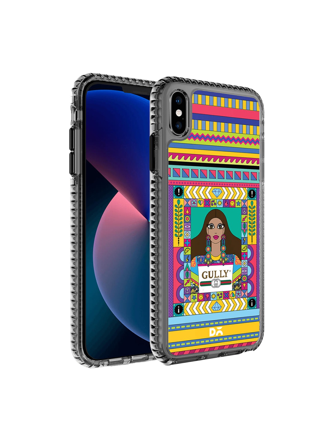 

DailyObjects Red & Yellow Gully Gal Printed iPhone XS Phone Case
