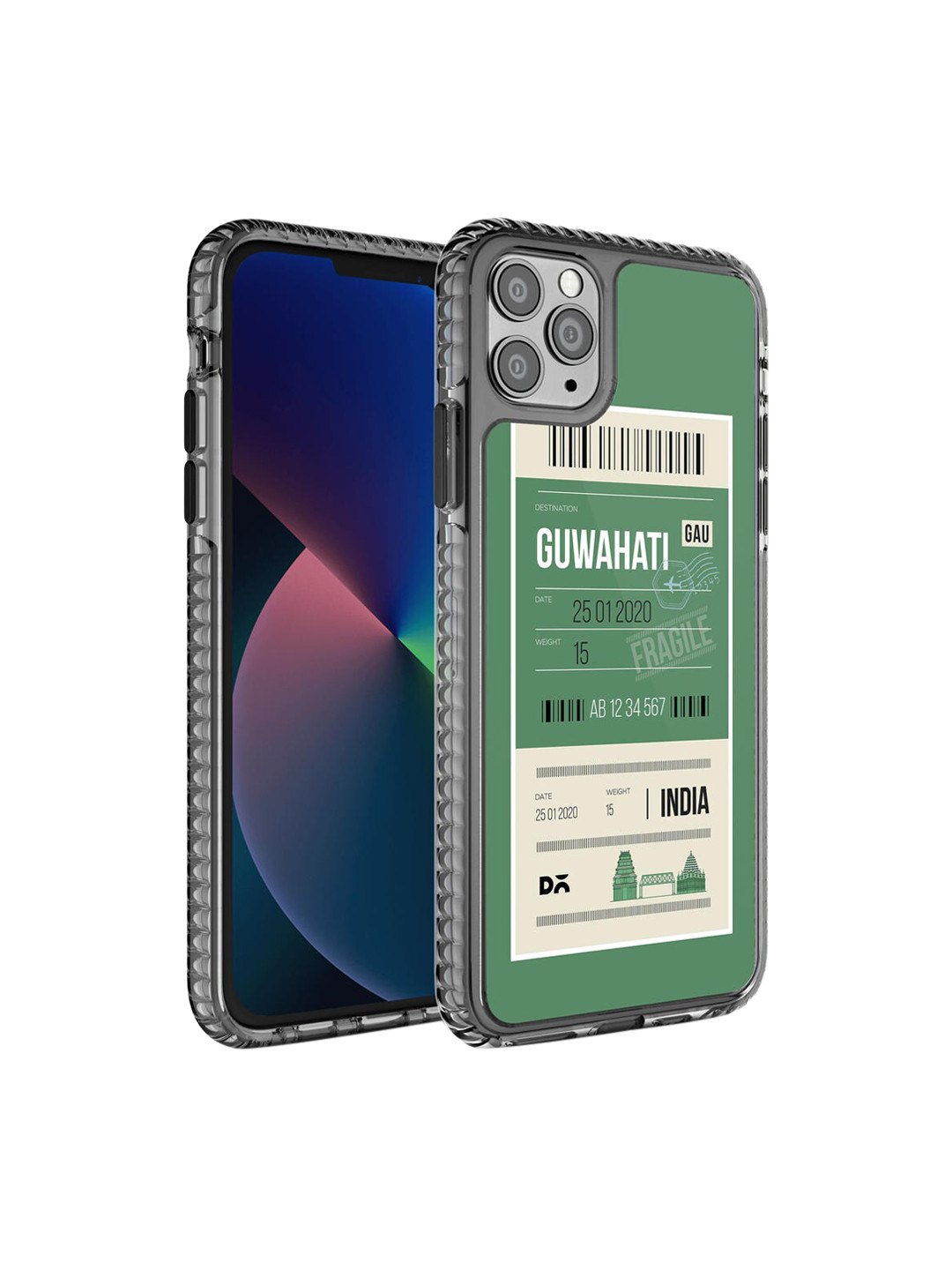 

DailyObjects Mint Green Printed Guwahati City Tag iPhone 11 Pro Phone Case