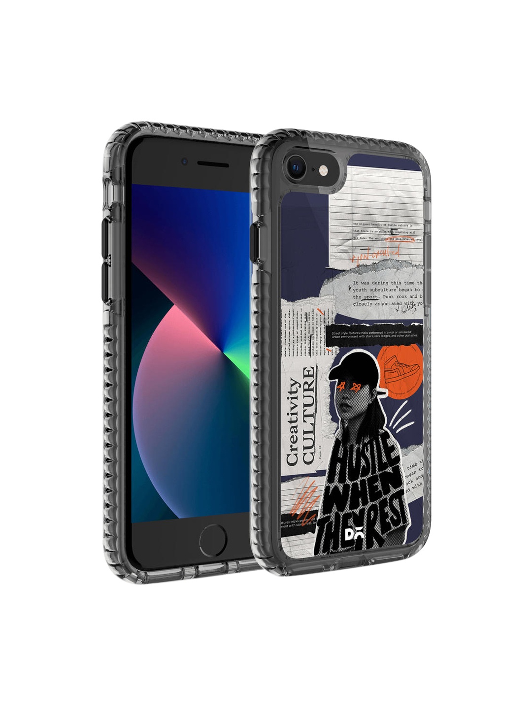 

DailyObjects Blue & Grey Hustle When They Rest iPhone 8 Back Case
