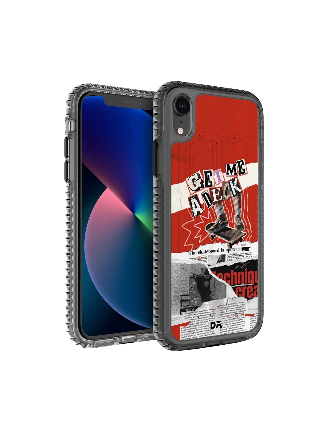 

DailyObjects Red & White Get Me A Deck iPhone XR Back Case