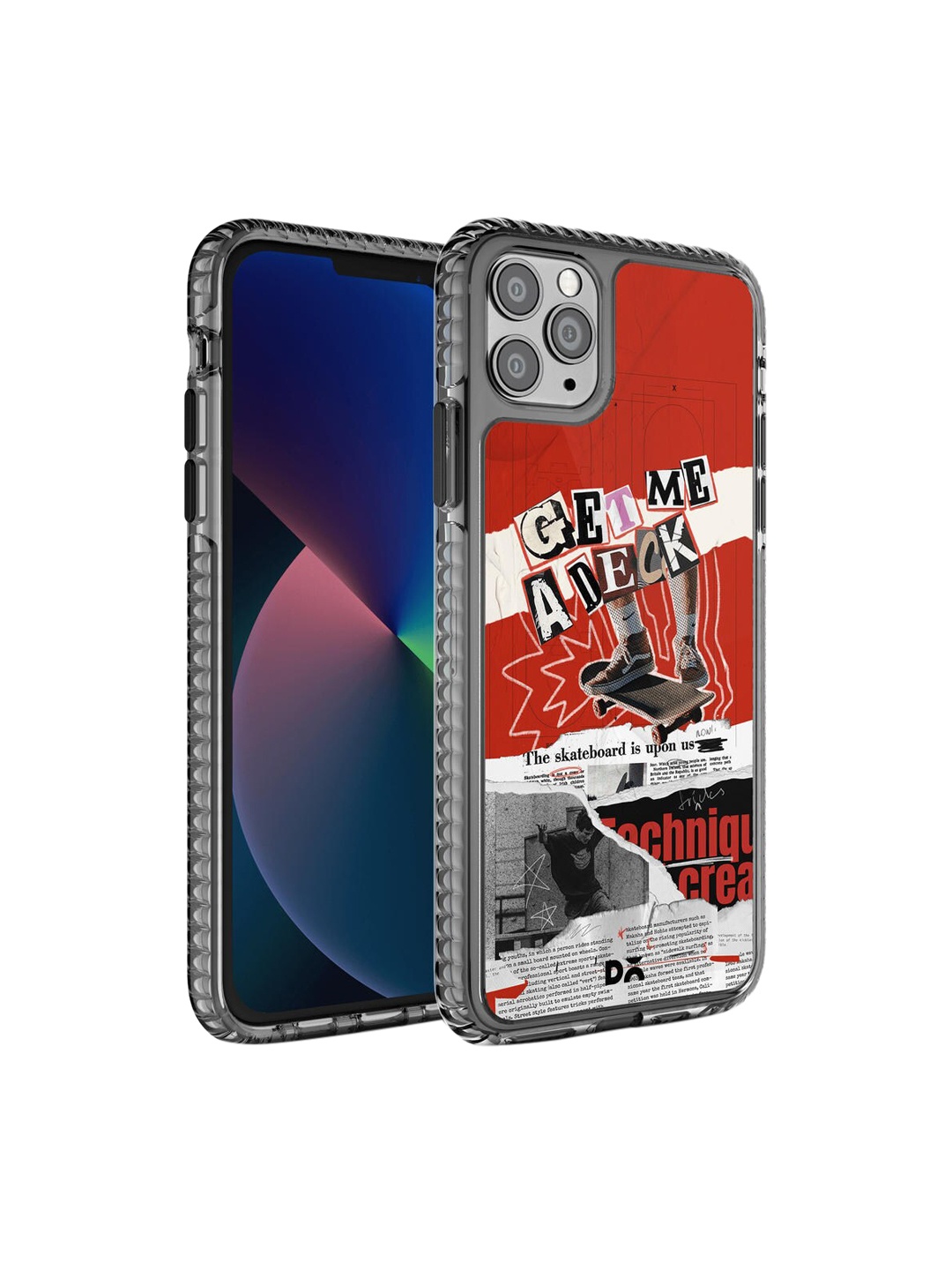 

DailyObjects Red & Grey Get Me A Deck Printed iPhone 11 Pro Phone Case