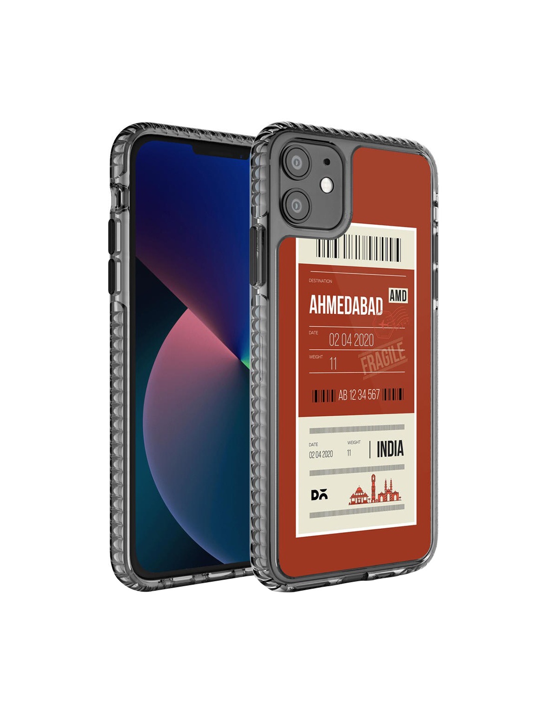 

DailyObjects Red & White Printed Ahmedabad City iPhone 11 Phone Case