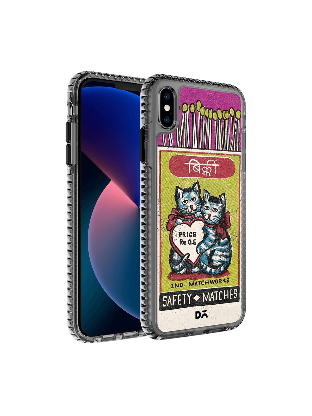 

DailyObjects Pink & Green Printed Billi Matchbox iPhone XS Max Phone Case