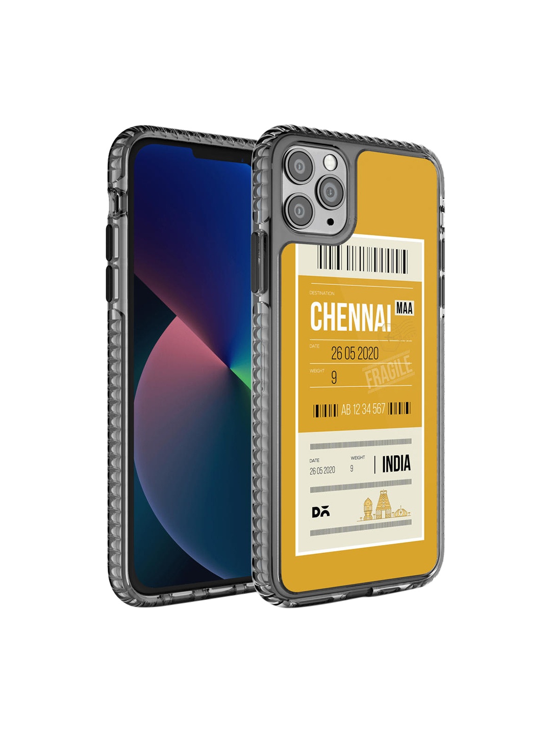 

DailyObjects Yellow & White Chennai City iPhone 11 Pro Back Case