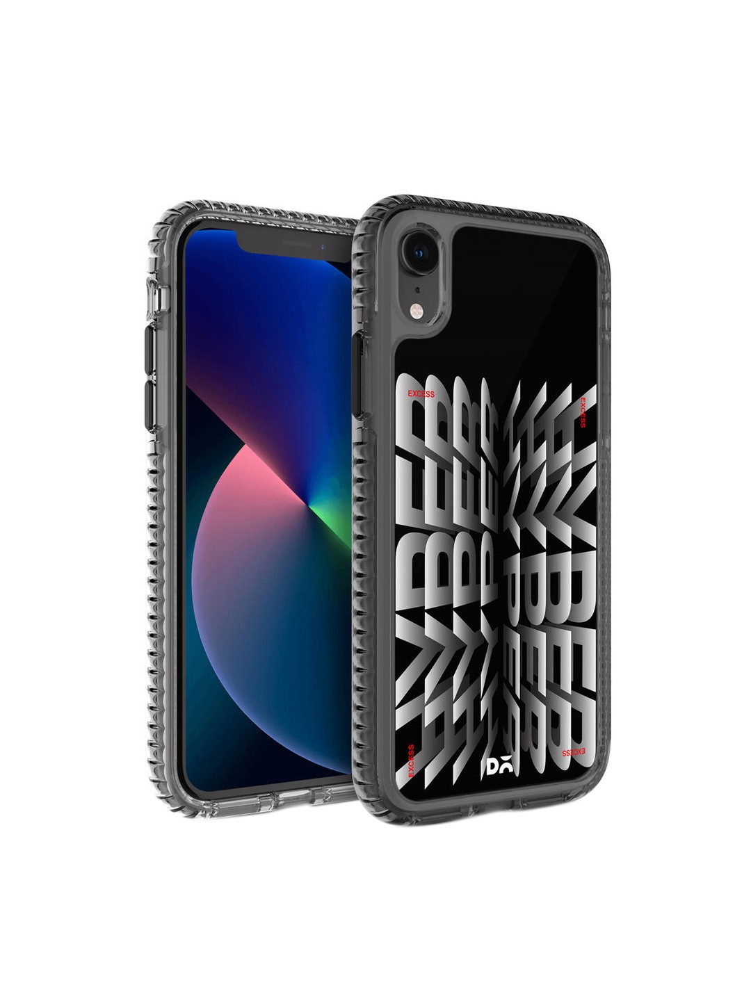 

DailyObjects Black & White Hyper iPhone XR Back Case