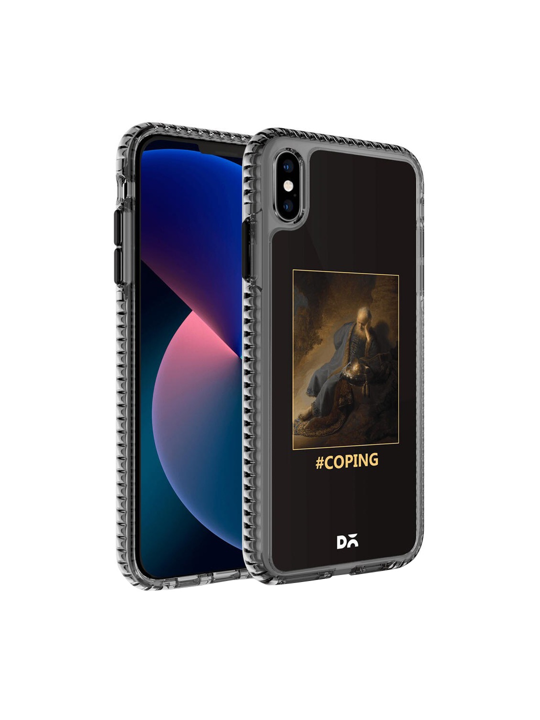 

DailyObjects Transparent Printed iPhone XS Back Cover, Multi