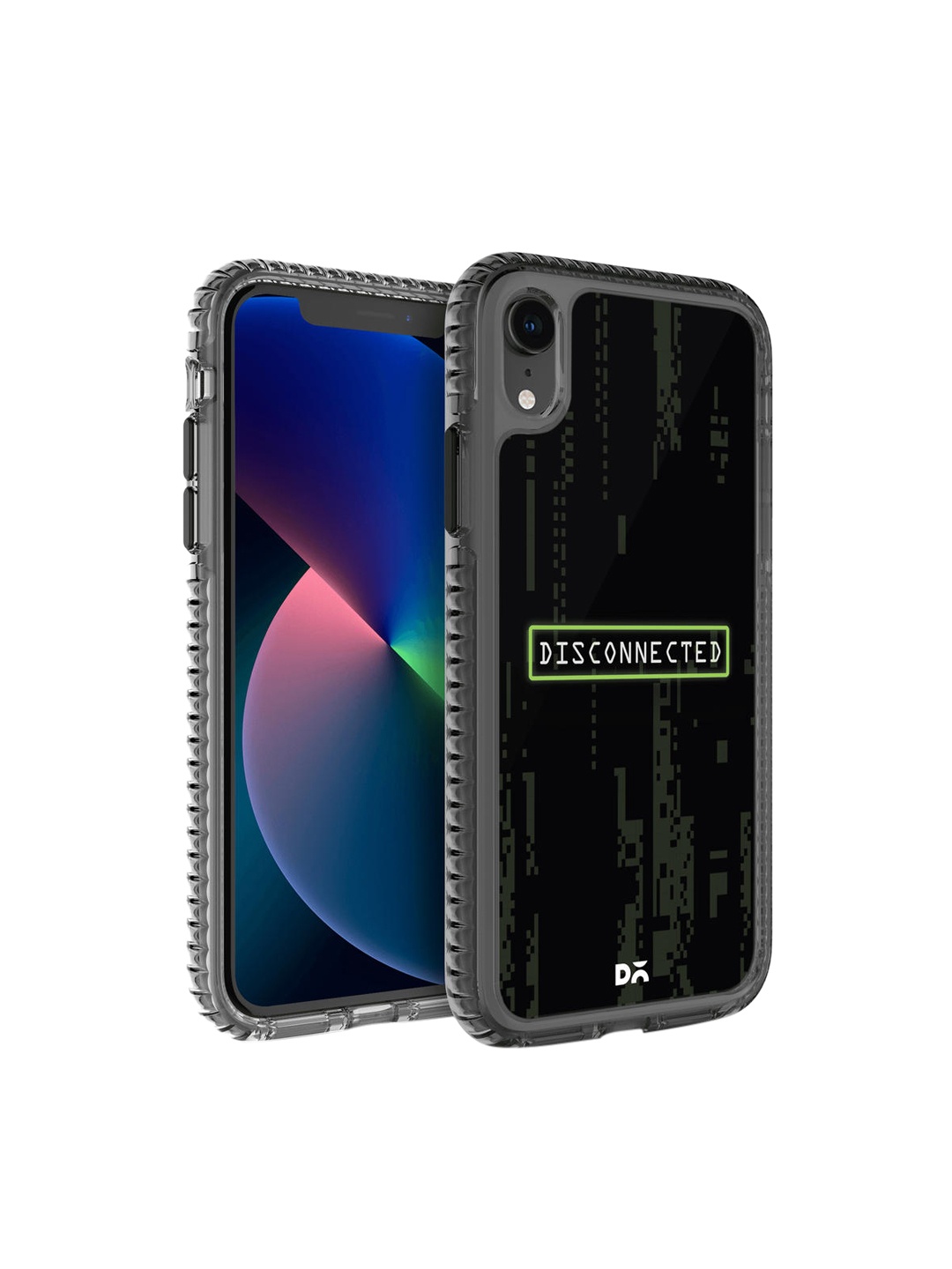 

DailyObjects Black & Green Printed iPhone XR Phone Case