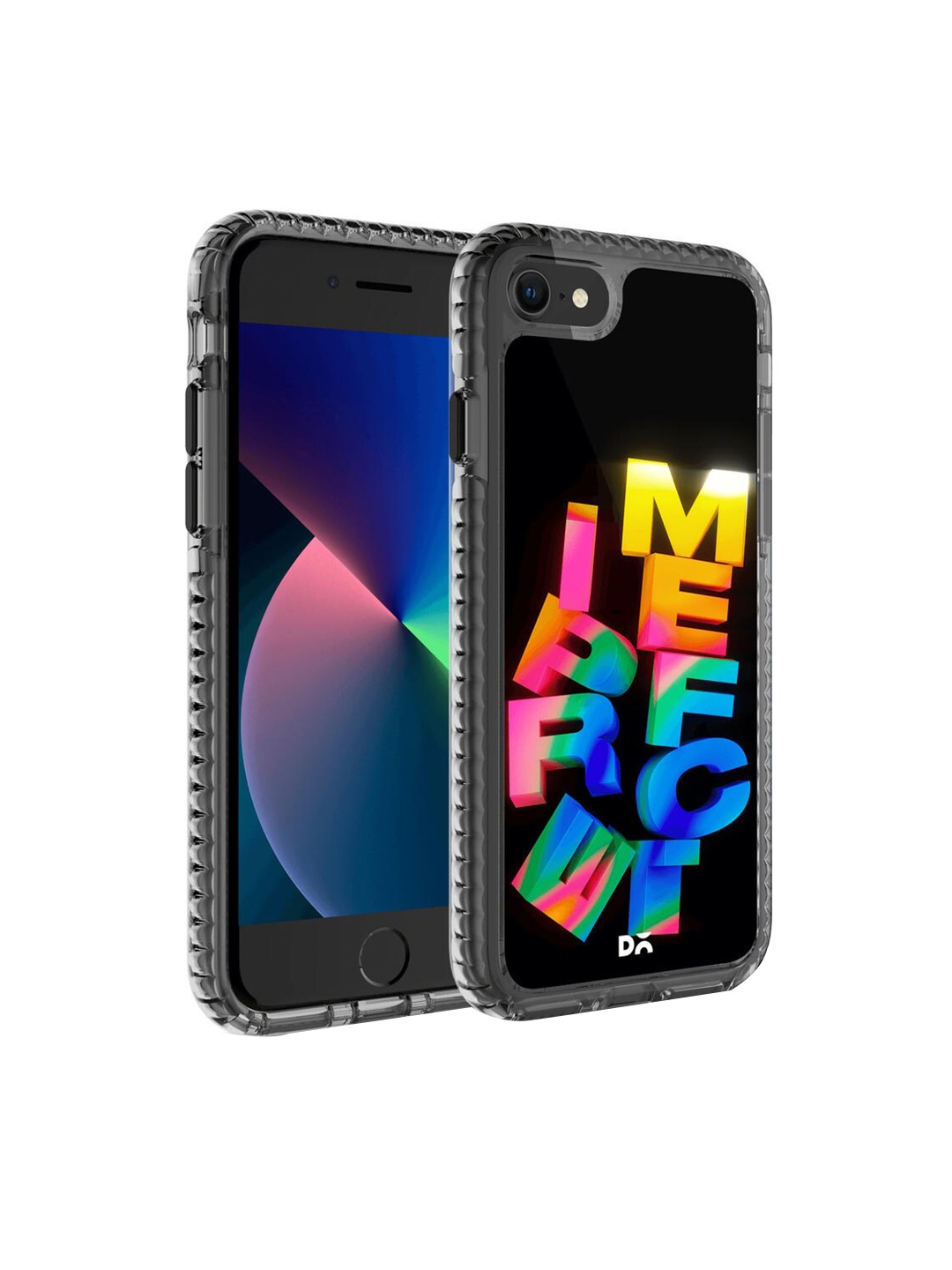 

DailyObjects Black & Yellow Imperfect Stride 2.0 IPhone 8 Back Case