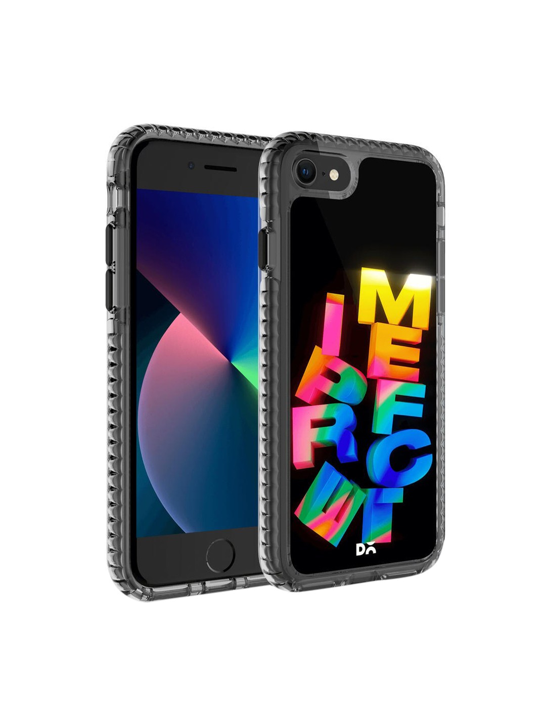 

DailyObjects Black Printed Imperfect iPhone SE 2020 Phone Case