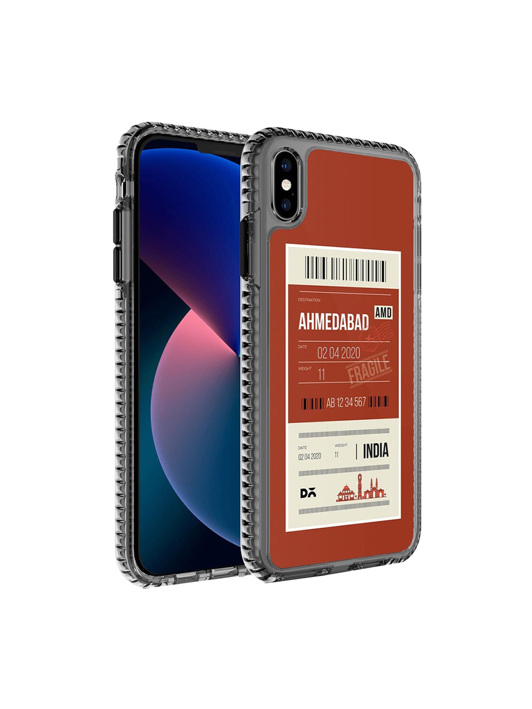 

DailyObjects Red & White Printed Ahmedabad City iPhone XS Phone Case