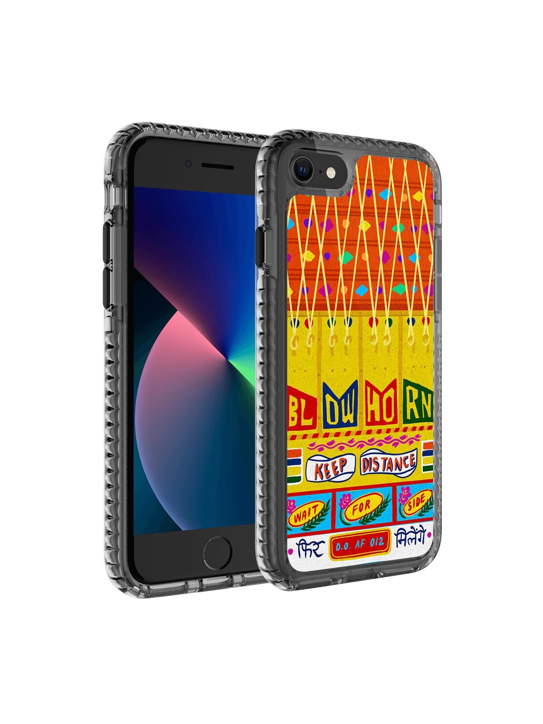 

DailyObjects Multi-Coloured Fir Milenge Truckback Printed iPhone 7 Phone Case