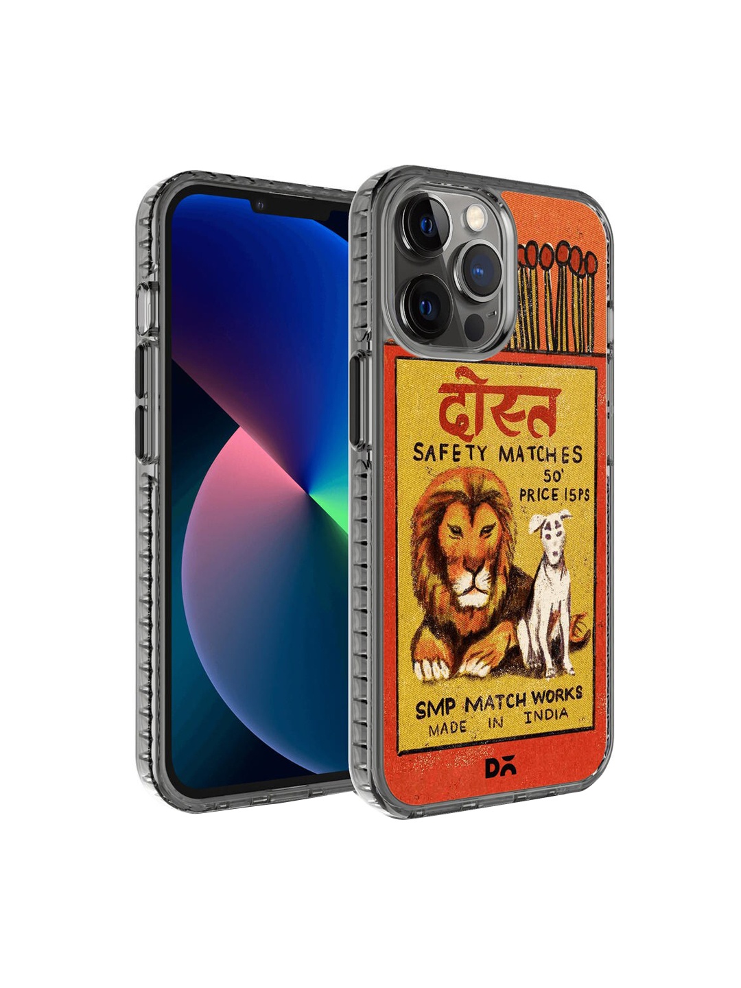 

DailyObjects Orange & Yellow Printed Dost Matchbox iPhone 12 Pro Max Phone Case