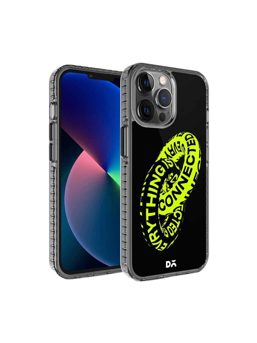 

DailyObjects Black Printed Everything Is Connected iPhone 12 Pro Phone Case