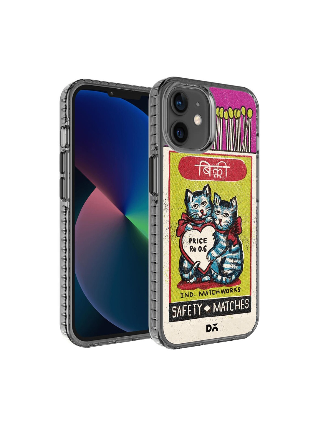 

DailyObjects Multi- Colored Apple IPhone 12 Back Case Mobile Accessories