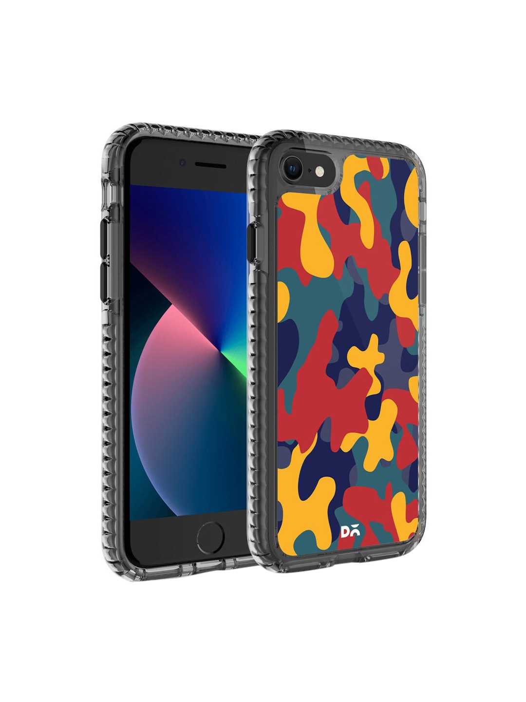

DailyObjects Multi-Coloured Color Block Camo Printed iPhone 7 Phone Case