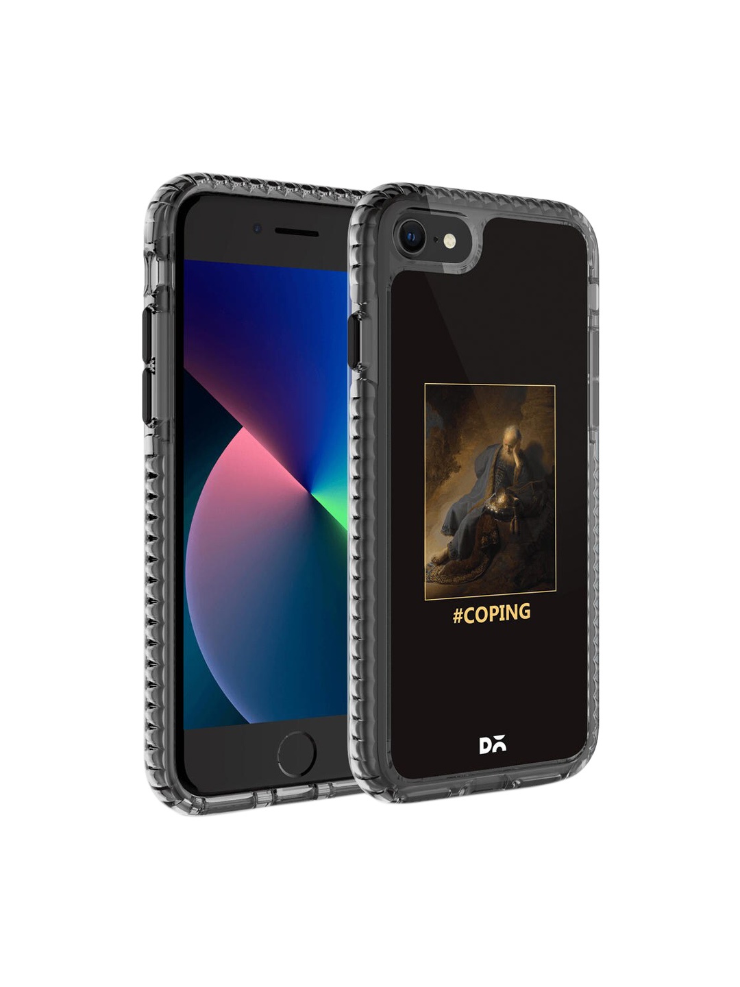 

DailyObjects Black & Blue Printed Coping Stride iPhone 7 Phone Case