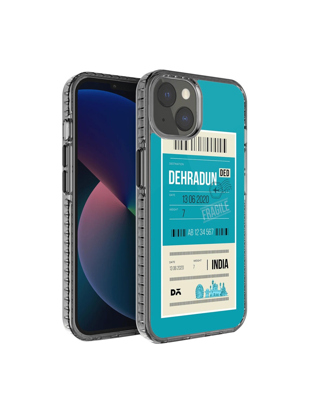 

DailyObjects Sea Green & White Dehradun City Tag Printed iPhone 13 Phone Case