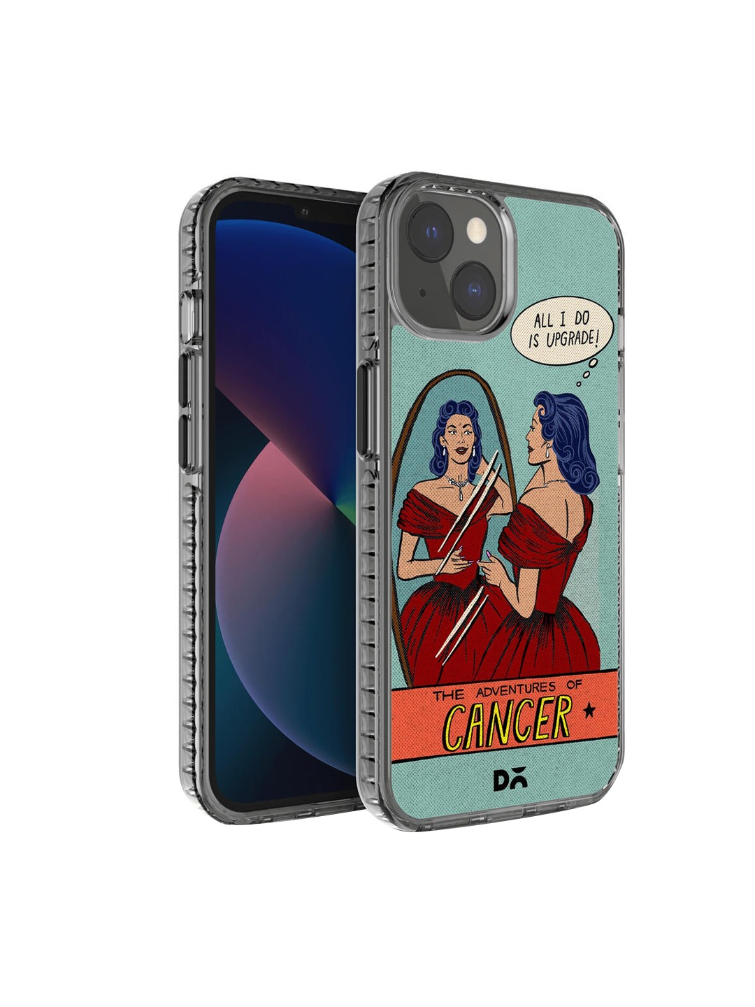 

DailyObjects Blue & Brown Cancer iPhone 13 Back Case