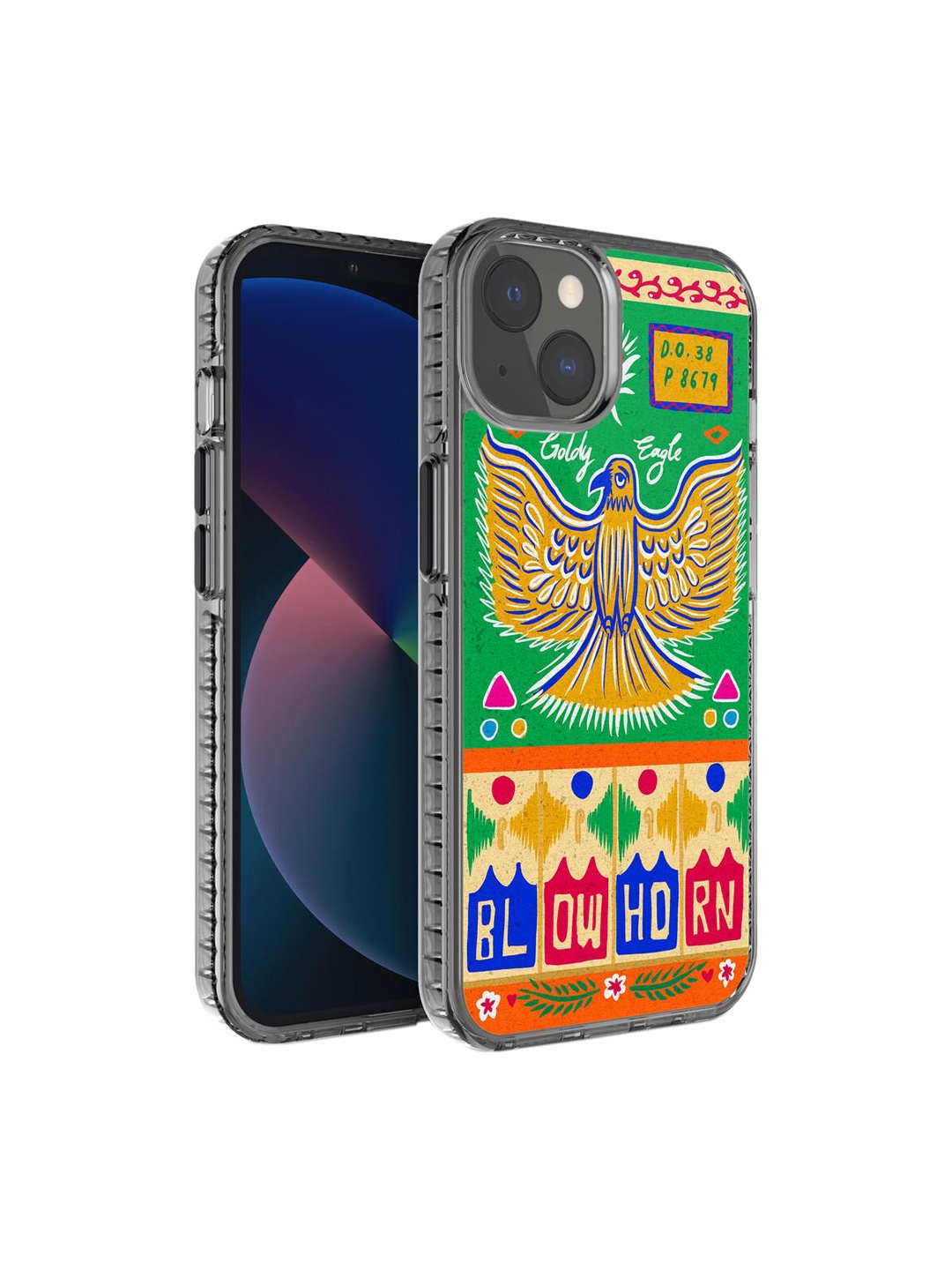 

DailyObjects Green & Yellow Printed Goldy Eagle Truckback Stride 2.0 iPhone 13 Mini Phone Case