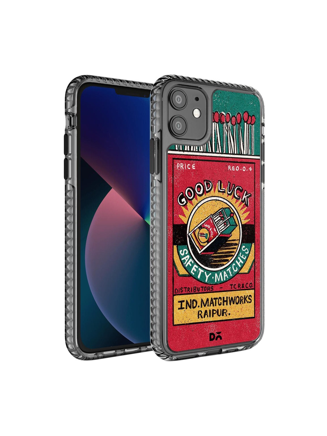 

DailyObjects Red & Green Good Luck Matchbox iPhone 11 Back Case