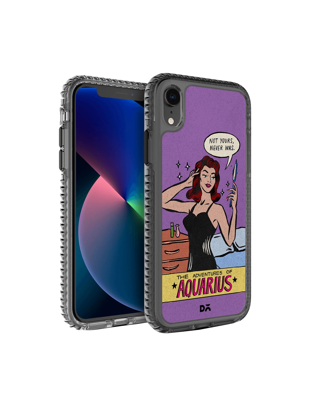 

DailyObjects Purple & Yellow Aquarius iPhone XR Stride 2.0 Case Cover, Multi