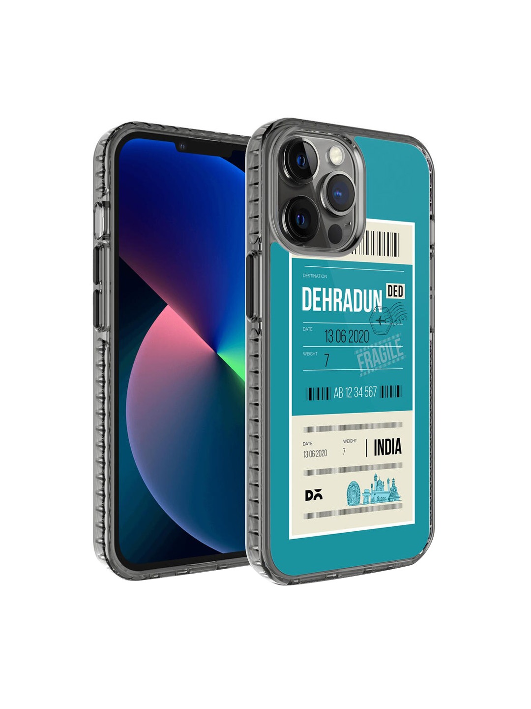DailyObjects Blue & White Dehradun City iPhone 12 Pro Back Case